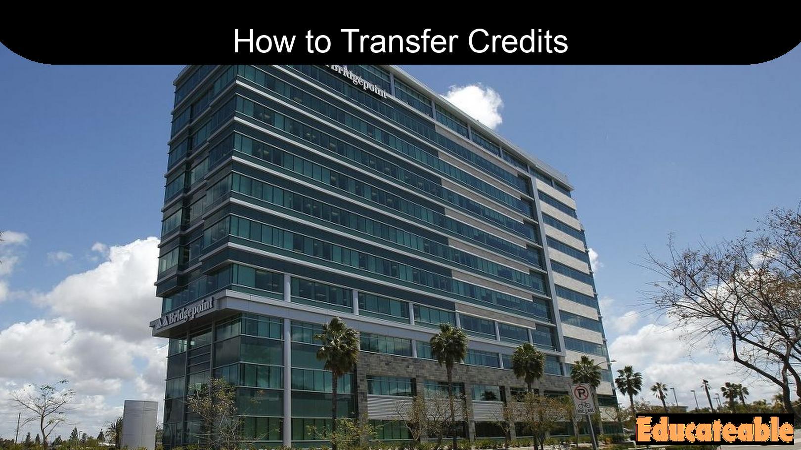 How to Transfer Credits to University of Arizona Global Campus